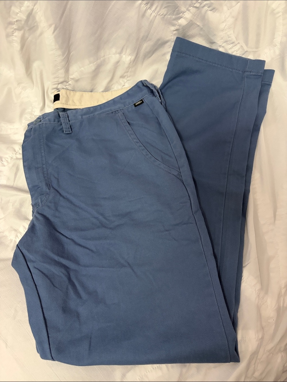 Vans Men's Slate Blue Stretch Chino Pants